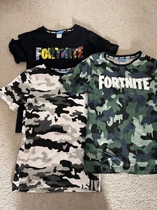 3 Kids Fortnite TShirts Size 12 - Picture 1 of 2