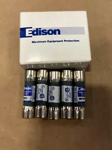 Edison - MEN10 Time Delay Fuse 10A 250V 5 Fuses - Picture 1 of 2