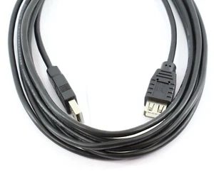 5m LONG USB 2.0 EXTENSION Cable Lead A Male To A Female SHIELDED 28AWG - Picture 1 of 3