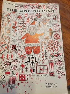 THE LINKING RING MAGAZINE DECEMBER 1959 VOL 31 NO 10 HOUDINI CHRISTMAS EVE MAGIC - Picture 1 of 2