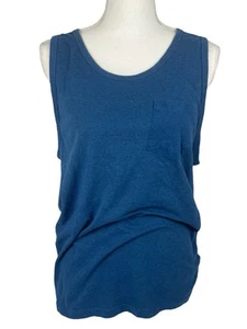 Old Navy Women's Size M Blue Sleeveless Top Soft - Picture 1 of 24