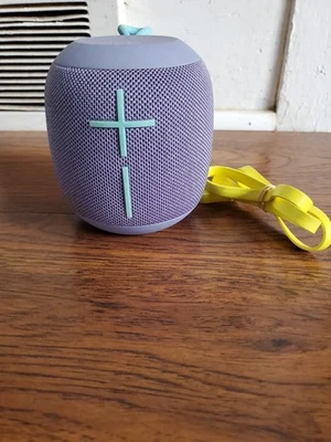 Ultimate Ears Wonderboom динамик S-00163 фиолетовый синий водонепроницаемый Bluetooth работает - Изображение 1 из 4