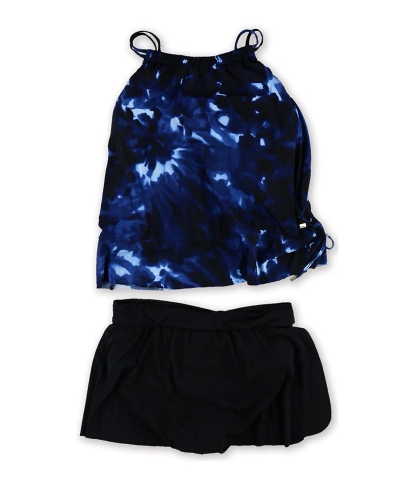 MagicSuit Mujer Tie-Dye Falda 2 Piezas Tankini, Azul, 8 Foto 1 de 1