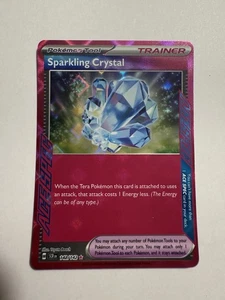 NM Sparkling Crystal 142/142 Ace Spec Stellar Crown Holo Pokemon Karte Englisch #2 - Bild 1 von 2