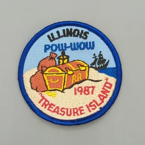 Illinois 1987 Pow Wow Treasure Island Patch 3" - Bild 1 von 4