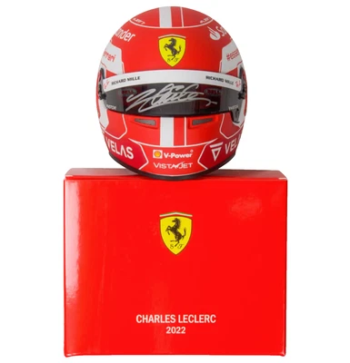 Charles Leclerc Signed Formula 1 Ferrari Helmet 1:2 Scale with Beckett COA - Image 1 of 2