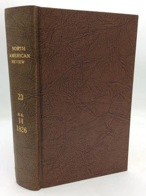 NORTH AMERICAN REVIEW, Vol 23 (July-Oct 1826) - Fenimore Cooper - Cherokee - Image 1 of 4