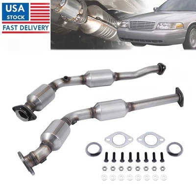 Convertidor catalítico izquierdo y derecho EPA para Lincoln Town Car 4,6 L 2003-2010 2011 Foto 1 de 4