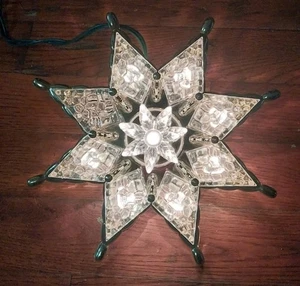 SYLVANIA BEAUTIFUL 10 LIGHT CHRISTMAS TREE TOPPER IN ORIGINAL BOX - Picture 1 of 5