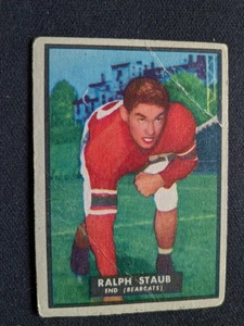 1951 Topps Magic Football Card # 39 Ralph Staub - Cincinnati Bearcats (GD) - Picture 1 of 3