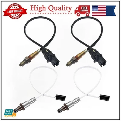 For 2007 2008 Infiniti FX35 M35 3.5L Set of 4 Oxygen Sensors Upstream+Downstream - Image 1 of 4