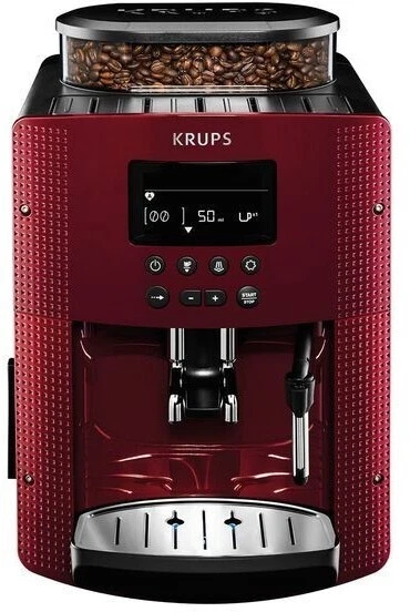Krups EA815570 1450W Kaffeevollautomat - Rot/Schwarz