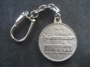 Antique Keychain Tires Pirelli - Dunlop - Picture 1 of 2
