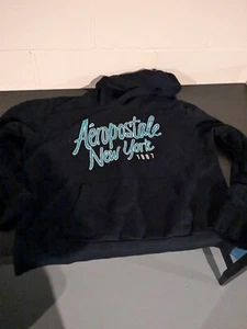 Aeropostale Girl's XXL Pull-over Hoodie with Aeropostale New York 1987 Logo - Picture 1 of 3