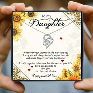 To My Daughter/ Gift from Mom / Love you to the Moon and Back - Foto 1 di 16