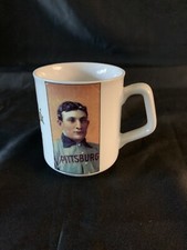 Honus Wagner And Wee Willie Keeler Our National Game Mug Baseball Great Cond.