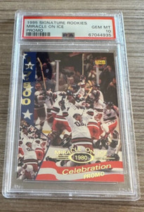 1995 Signature Rookies Miracle on Ice 1980 Promo Celebration PSA 10 GEM MINT