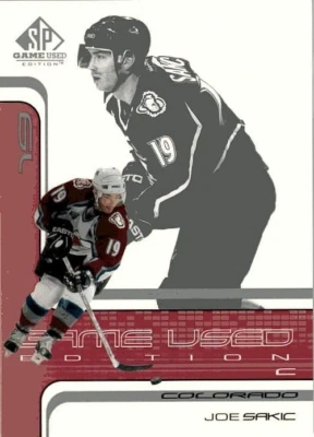 Joe Sakic Colorado Avalanche 2001-02 SP Game Used Edition 10 - Image 1 of 2