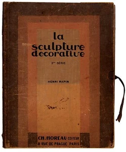 1. LA SCULPTURE DECORATIVE 3RD SERIES 1929 PORTFOLIO - 32 ART DECO PLATES. - Picture 1 of 6