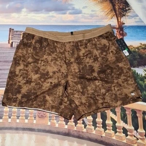 VRST Brown Grunge Tie Dye Shorts Size XXL NWT - Picture 1 of 7