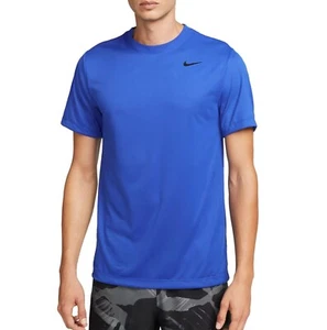 Nike Dri-FIT Legend Hombre Fitness Camiseta Entrenamiento Real/Negro Talla XL Nueva #7188 - Imagen 1 de 2
