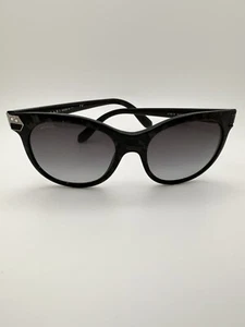 BVLGARI SUNGLASSES 8185-B 5412/8G 55-19 145 3N WOMEN BLACK BB3292861 - Picture 1 of 11