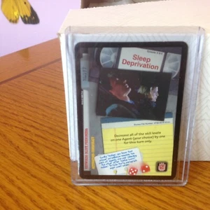 X-Files CCG Sleep Deprivation GenCon Promo Card - Picture 1 of 3