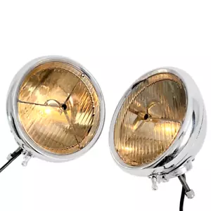 Faros delanteros vintage Lucas P100L P100R Bentley Rolls Royce Lagonda Aston - Imagen 1 de 12