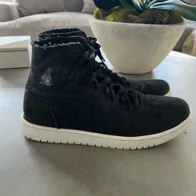 Nike Air Jordan 1 Retro Deconstruido Negro Hombres Talla 14 Foto 1 de 4