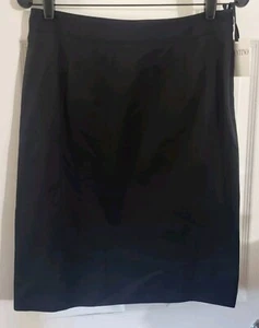 RED Valentino Womens Pencil Skirt Black Sz 44 - Picture 1 of 6