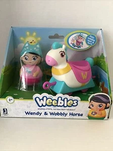 FIGURAS DE CABALLO WEEBLES WENDY & WOBBLY PONY WOBBLES HASBRO 2015 - RARO - DIFÍCIL DE ENCONTRAR NUEVO - Imagen 1 de 6