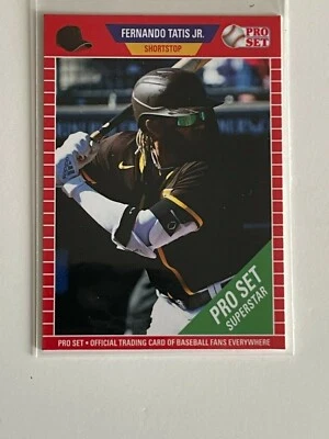 2021 Leaf PRO SET Baseball FERNANDO TATIS JR Online Exclusive 2,100 Print Run PR - Image 1 of 2