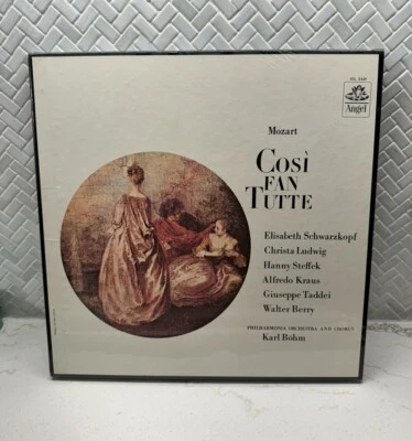 ANGEL SAN Stereo Mozart Cosi Fan Tutte Schwarzkopf Karl Bohm 4LP 1963 New Sealed - Image 1 of 4