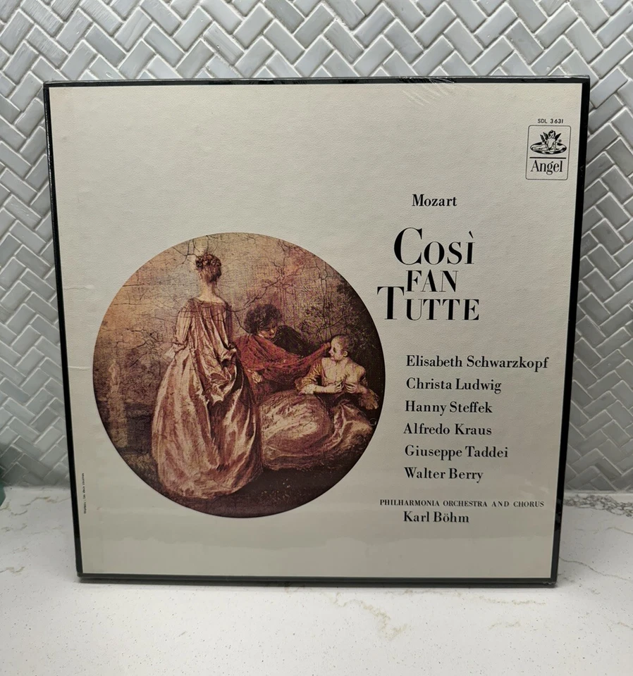 ANGEL SAN Stereo Mozart Cosi Fan Tutte Schwarzkopf Karl Bohm 4LP 1963 New Sealed - Image 1 of 4