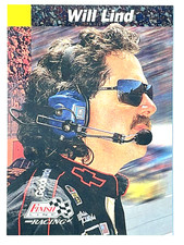 WILL LIND Crew Member DALE EARNHARDT SR 1993 Pro Set Finish Line Card #141