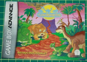 Nintendo Game Boy Advance Manual: The Land Before Time Collection - Picture 1 of 2