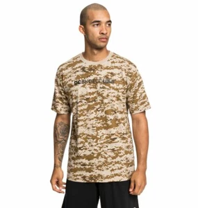 New NWT Men's DCShoes Iqui Digi Camo Tee T-Shirt Lightweight Baggy Fit Size S - Picture 1 of 5