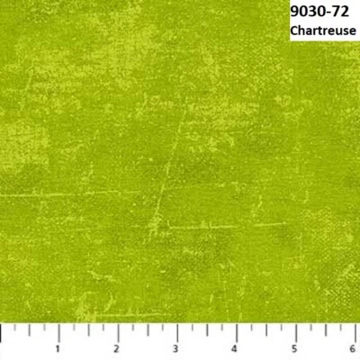 Canvas Chartreuse Green Tonal Quilt fabric Cotton by Northcott  BTY 9030-72 - Image 1 of 4