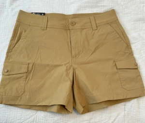 Pantalón Corto Bolsillo Carga Eddie Bauer Kahki NUEVO NUEVO CON ETIQUETAS - Imagen 1 de 4