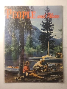 People and Places Magazine August 1953 - Foldboating in Washington - Picture 1 of 6