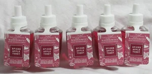 Bath & Body Works Wallflower Fragrance Refill Bulb Lot Set 5 SPICED APPLE TODDY - Picture 1 of 3