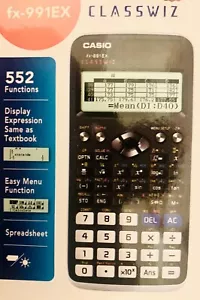 Casio FX-991EX Classwiz Scientific Calculator - Black - Picture 1 of 3