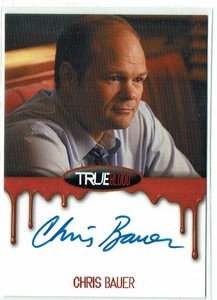 True Blood Collector Set 2014 Autograph Card Chris Bauer as Andy Bellefleur