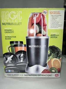 NutriBullet MagicBullet Blender 600W Superfood Nutrition Extractor Set   NEW - Picture 1 of 7