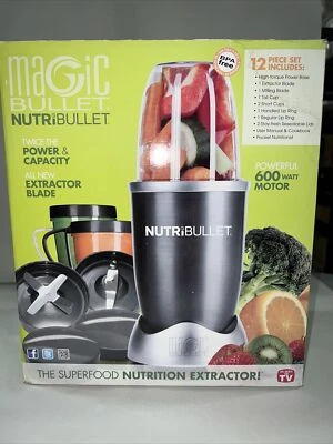 NutriBullet MagicBullet Blender 600W Superfood Nutrition Extractor Set   NEW - Image 1 of 4