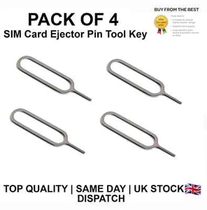 6 x Sim Card Eject Ejector Pin Removal Tool key for Samsung and all devices UK - Picture 1 of 2