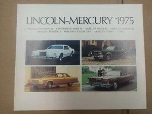 1975 Lincoln Mercury Full Line Dealer Brochure Mark IV Cougar Capri Continental  - Picture 1 of 7