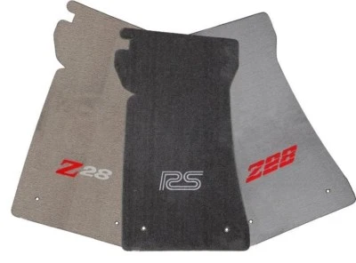 1970-1981 Chevrolet Camaro 2nd Generation 4 pc Logo Velourtex Carpet Floor Mats - Image 1 of 4
