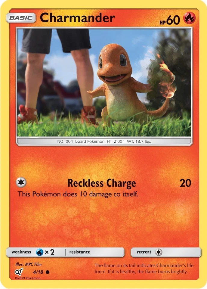 Charmander 4/18 Detective Pikachu