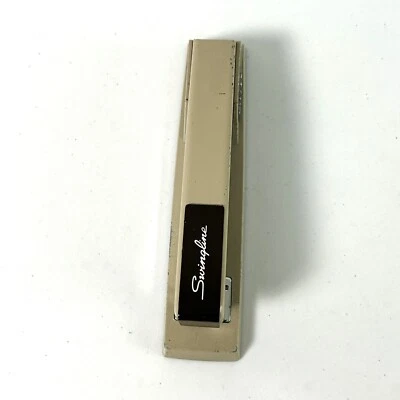 Swingline Stapler Tan Beige 94-41 Retro Vintage Made in the USA Office Heavy - Image 1 of 4